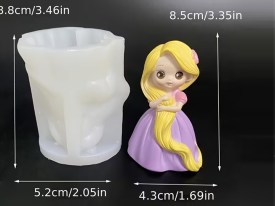 Molde silicona Princesa RAPUNZEL